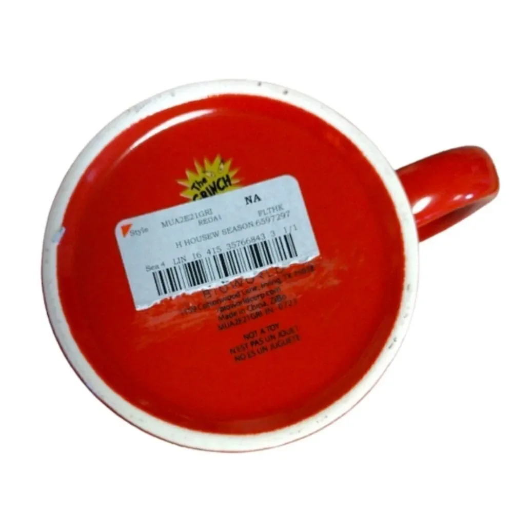 The Grinch Christmas Themed Ceramic Mug And Silicone Spatula Lot NWT‎